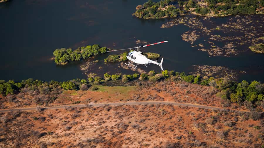 Victoria Falls: Flight of Angels Helicopter Experience - The safety briefing and helicopter setup