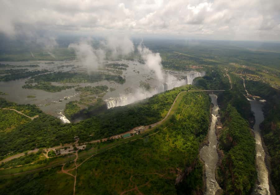Victoria Falls: Flight of Angels Helicopter Experience - Four circuits above the Falls