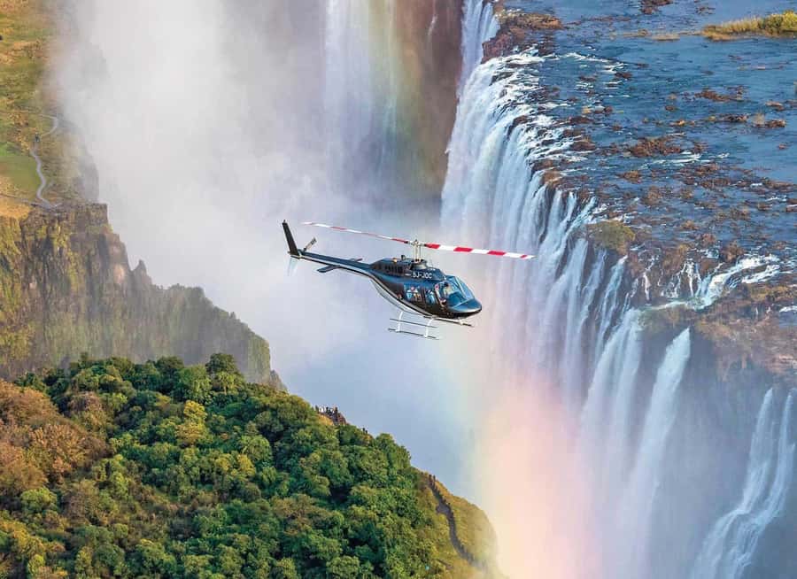 Victoria Falls: Helicopter Flight Aerial View of The Falls - Key points to know before takeoff