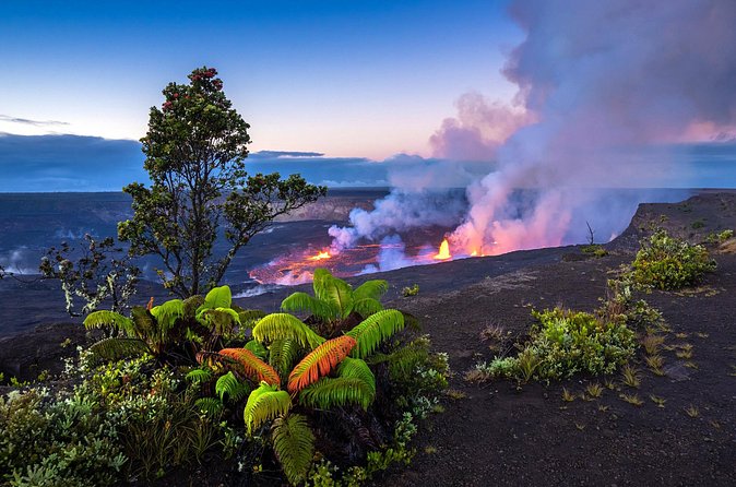 Volcano Adventure: Hilo Sightseeing w/ Optional Helicopter Tour - Steam vents show the volcano still working