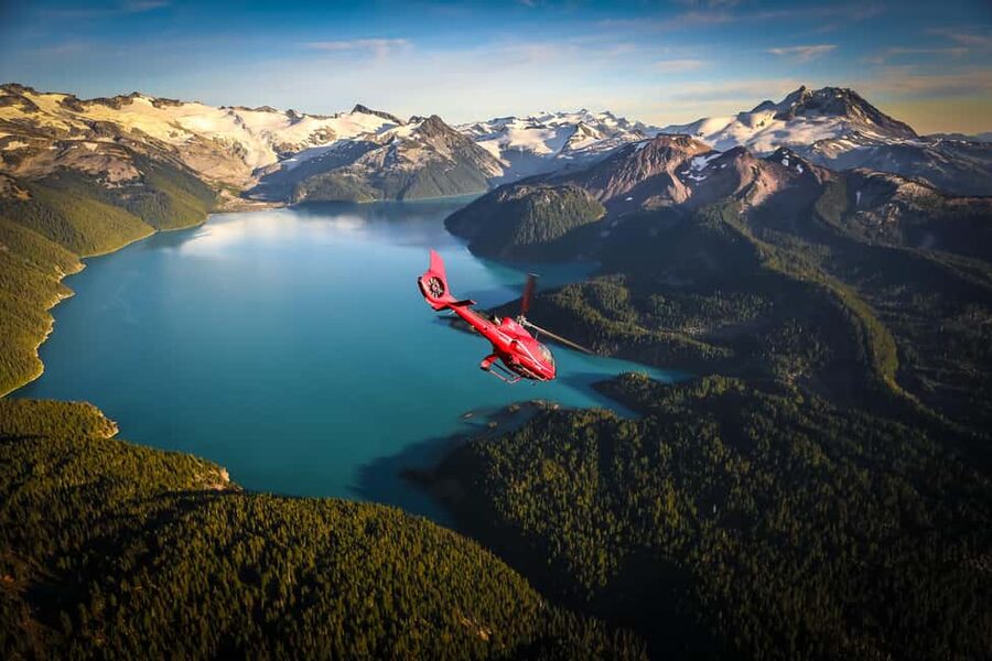 Whistler Helicopter Tour: Glaciers and Black Tusk - Leaving Whistler-Blackcomb Behind