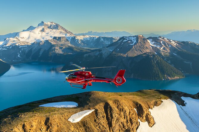 Whistler Helicopter Tour + Mountain Landing - The Rainbow Mountain landing