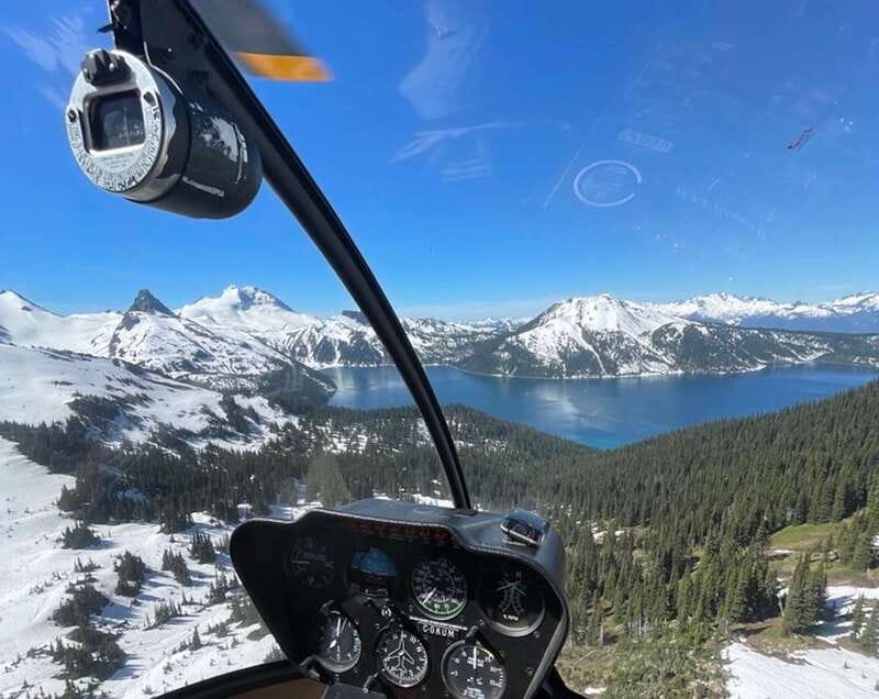Whistler: The Sea to Sky Helicopter Tour and Glacier Landing - The first lift over Whistler Blackcomb
